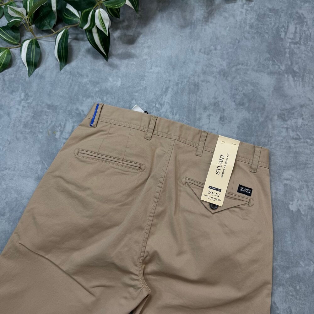 Scotch & Soda Orj Gabardin Pantolon/Krem