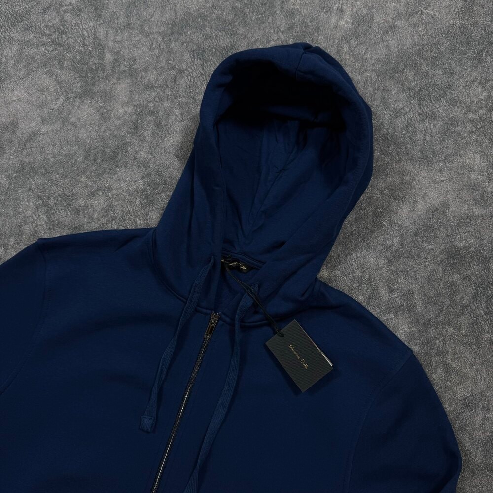 Massimo Dutti Full Zip Hoodie | Lacivert