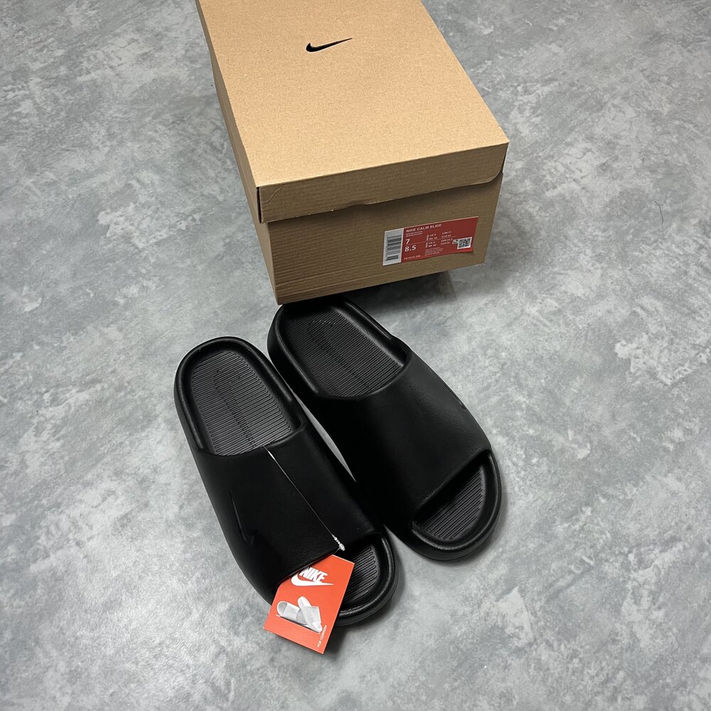 Nike Calm Slide Terlik/Siyah image