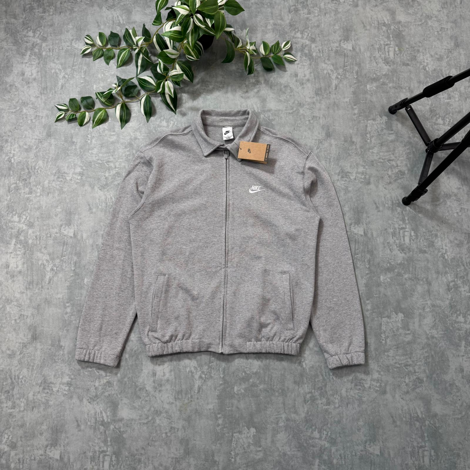 Nike Nakış İşleme Full Zip Ceket - Gri main variant image