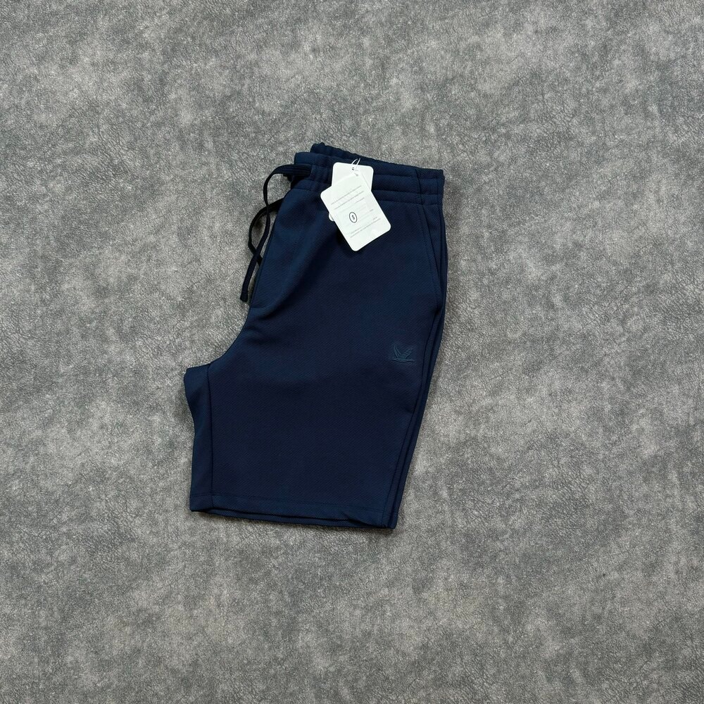 Premium Plastik Aplike Şort/Lacivert image