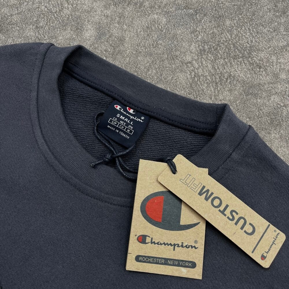 Champion Nakış Logo Sweatshirt/Antrasit