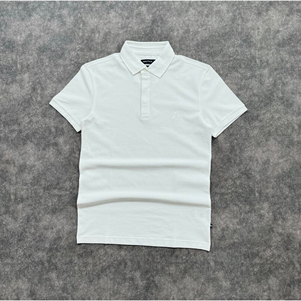 Orijinal Nautica Premium Polo Yaka/Beyaz image