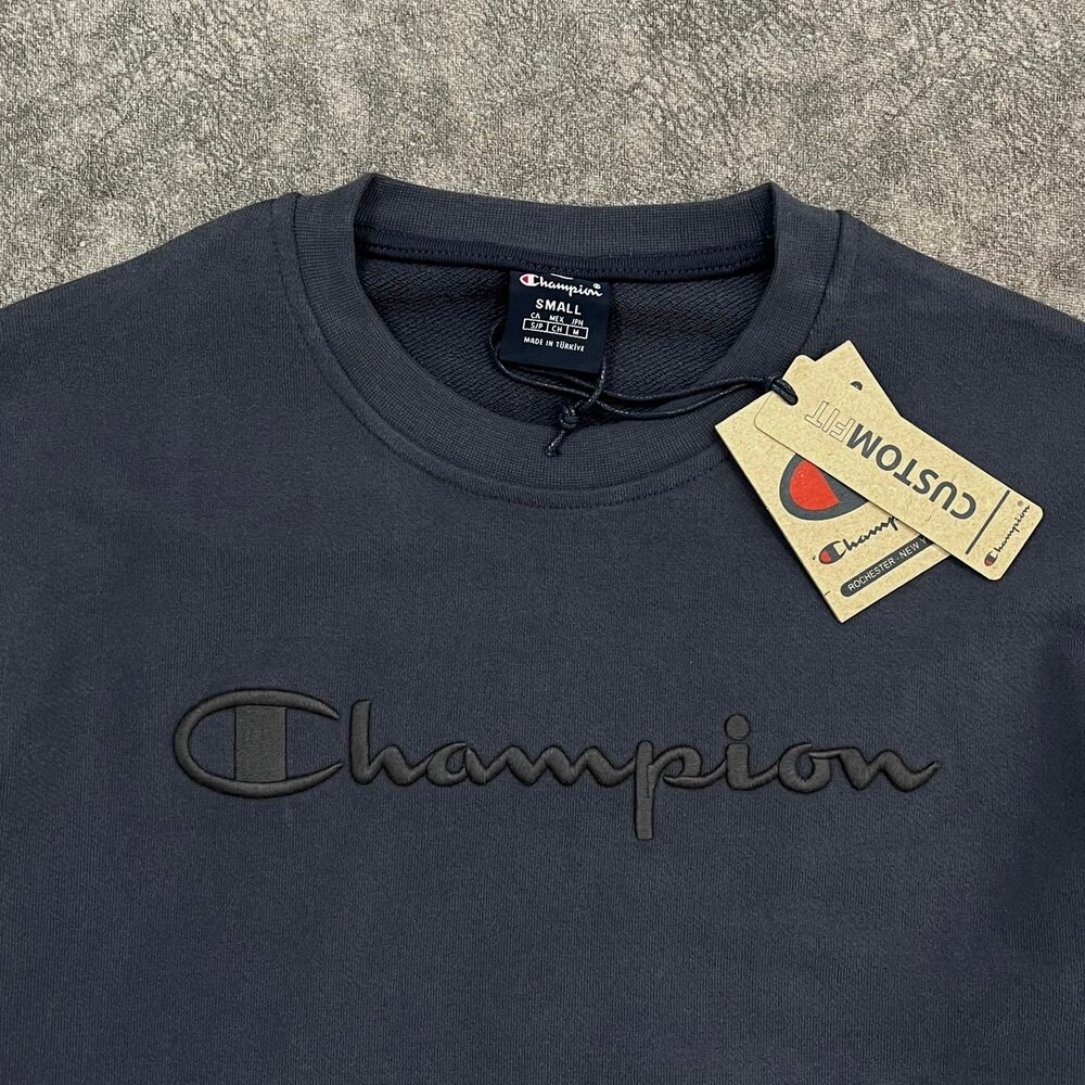 Champion Nakış Logo Sweatshirt/Antrasit