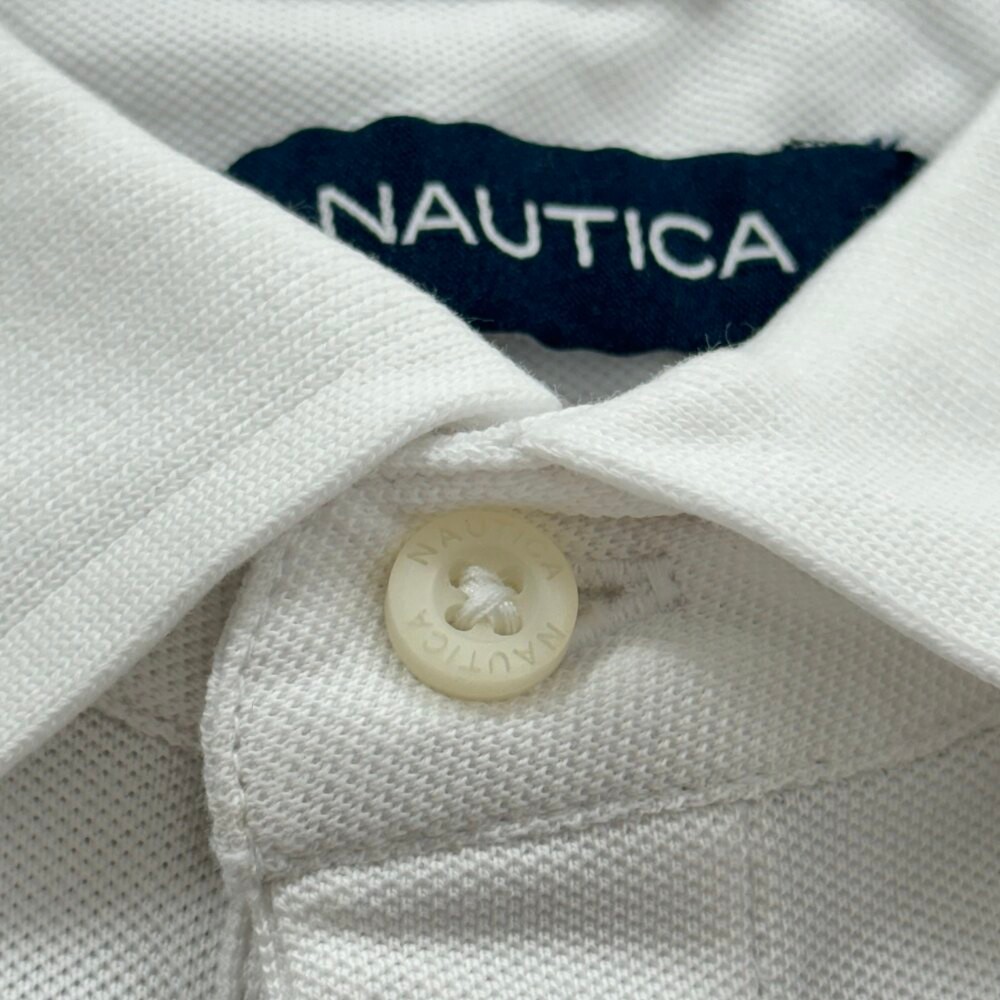 Orijinal Nautica Premium Polo Yaka/Beyaz