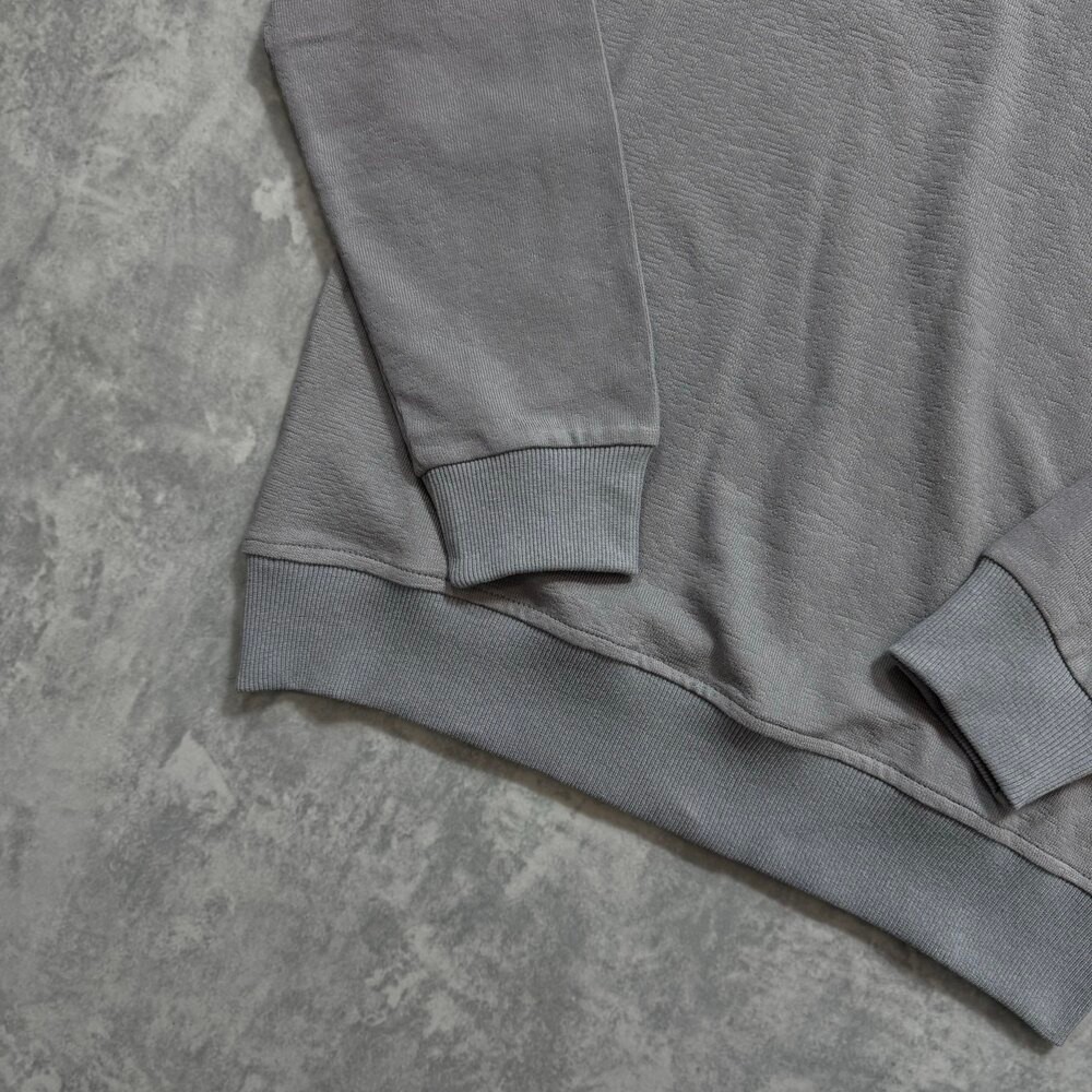 Massimo D.  Half Zip Sweatshirt /Açık Gri