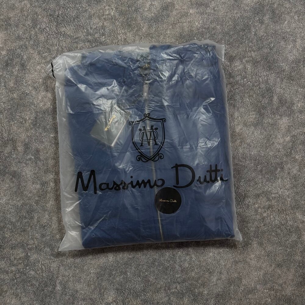 Massimo Dutti Full Zip Hoodie | Lacivert