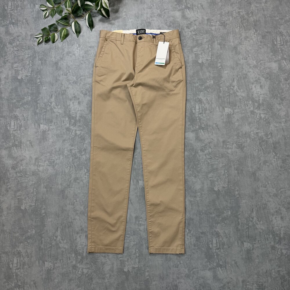 Scotch & Soda Orj Gabardin Pantolon/Krem