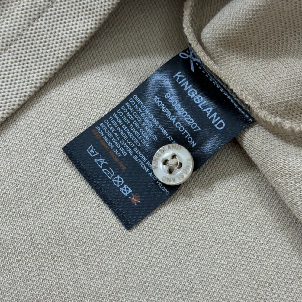 Kingsland Orijinal Polo Yaka T-shirt/Taş