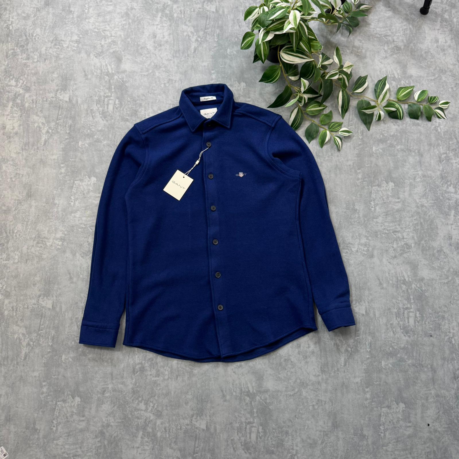 Premium Nakış Logo Selanik Gömlek - Lacivert image