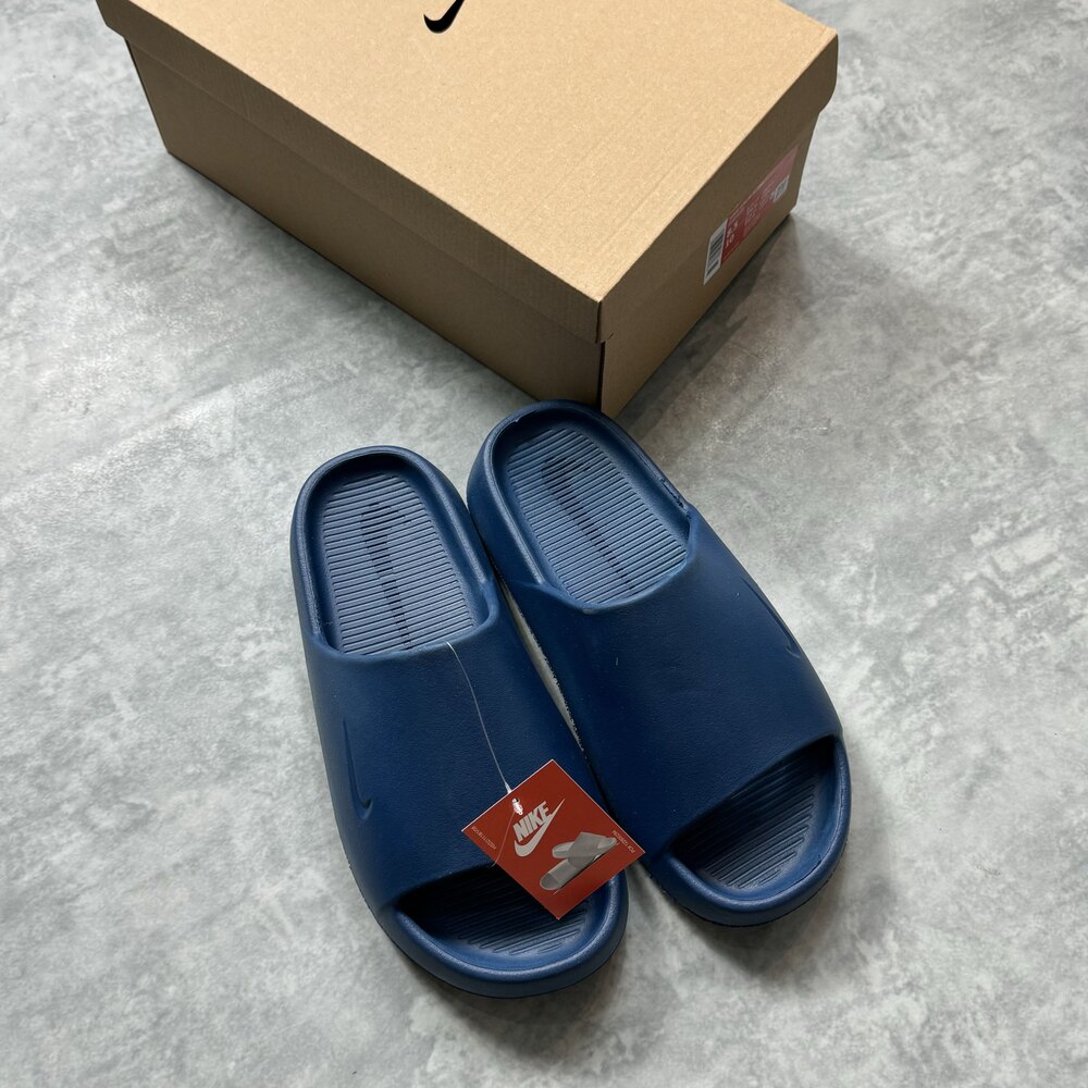Nike Calm Slide Terlik/Lacivert image