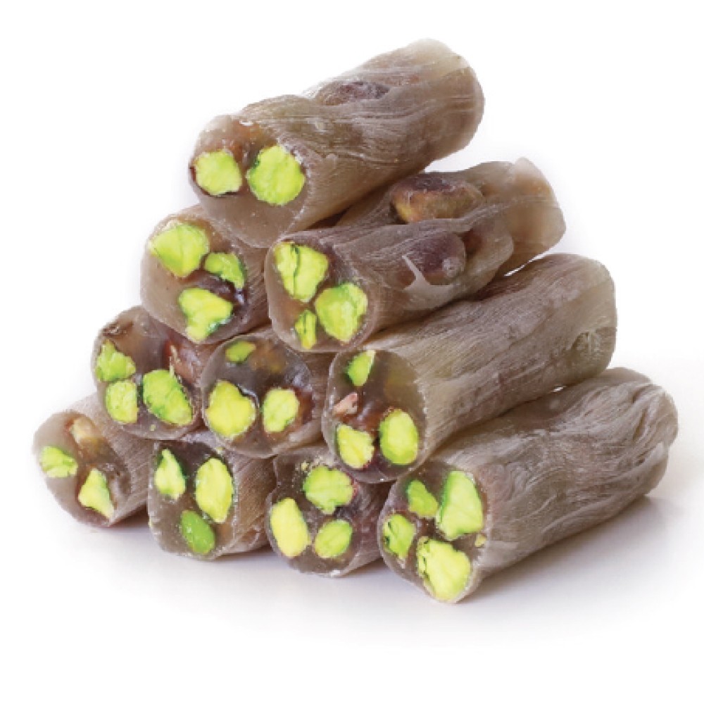 Extra Bol Antep Fıstıklı Elmalı Fitil Parmak Lokum - 1 KG