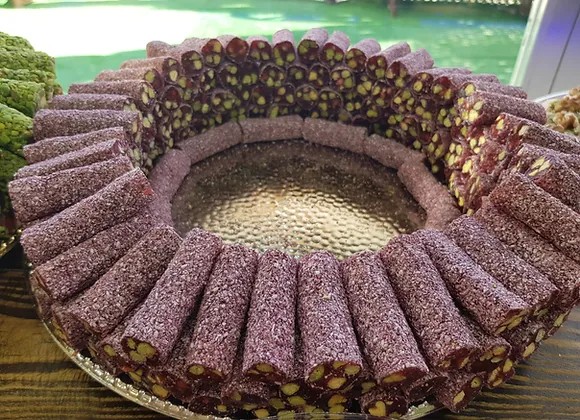 Extra Bol Antep Fıstıklı Karadutlu Fitil Parmak Lokum