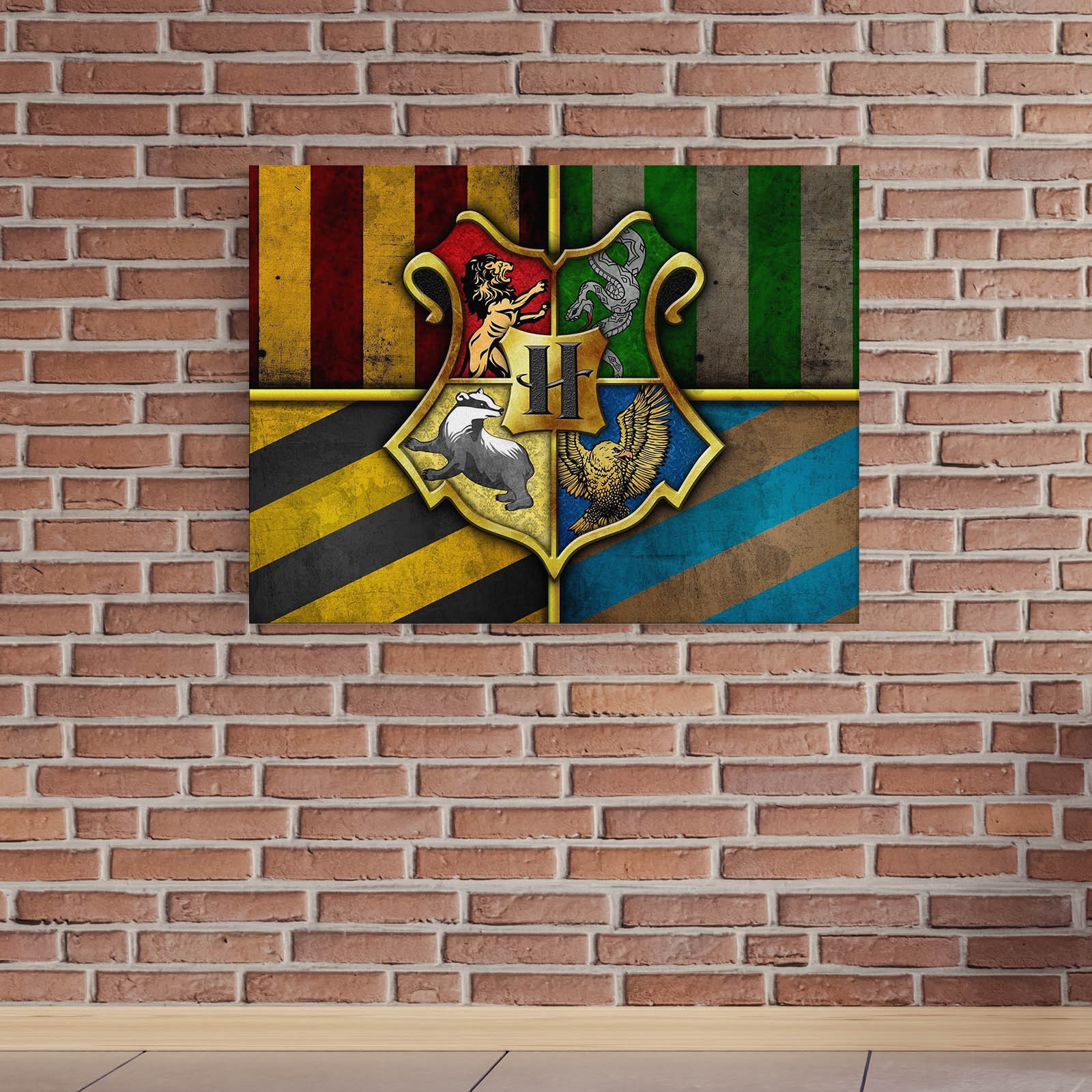 Hogwarts Logo Kanvas Tablo