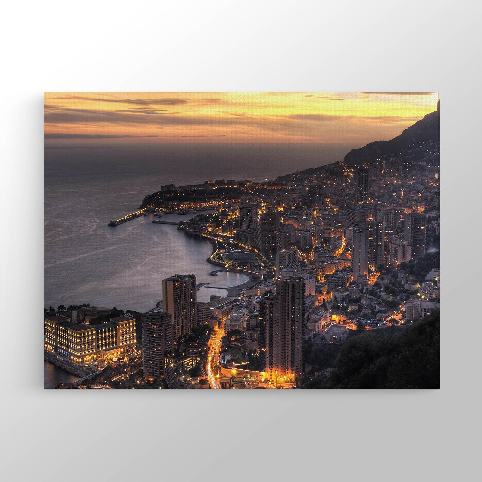 Monako Gecesi Kanvas Tablo