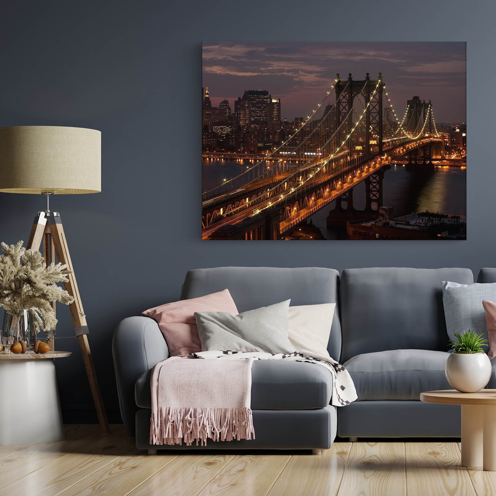 Manhattan Köprüsü Kanvas Tablo