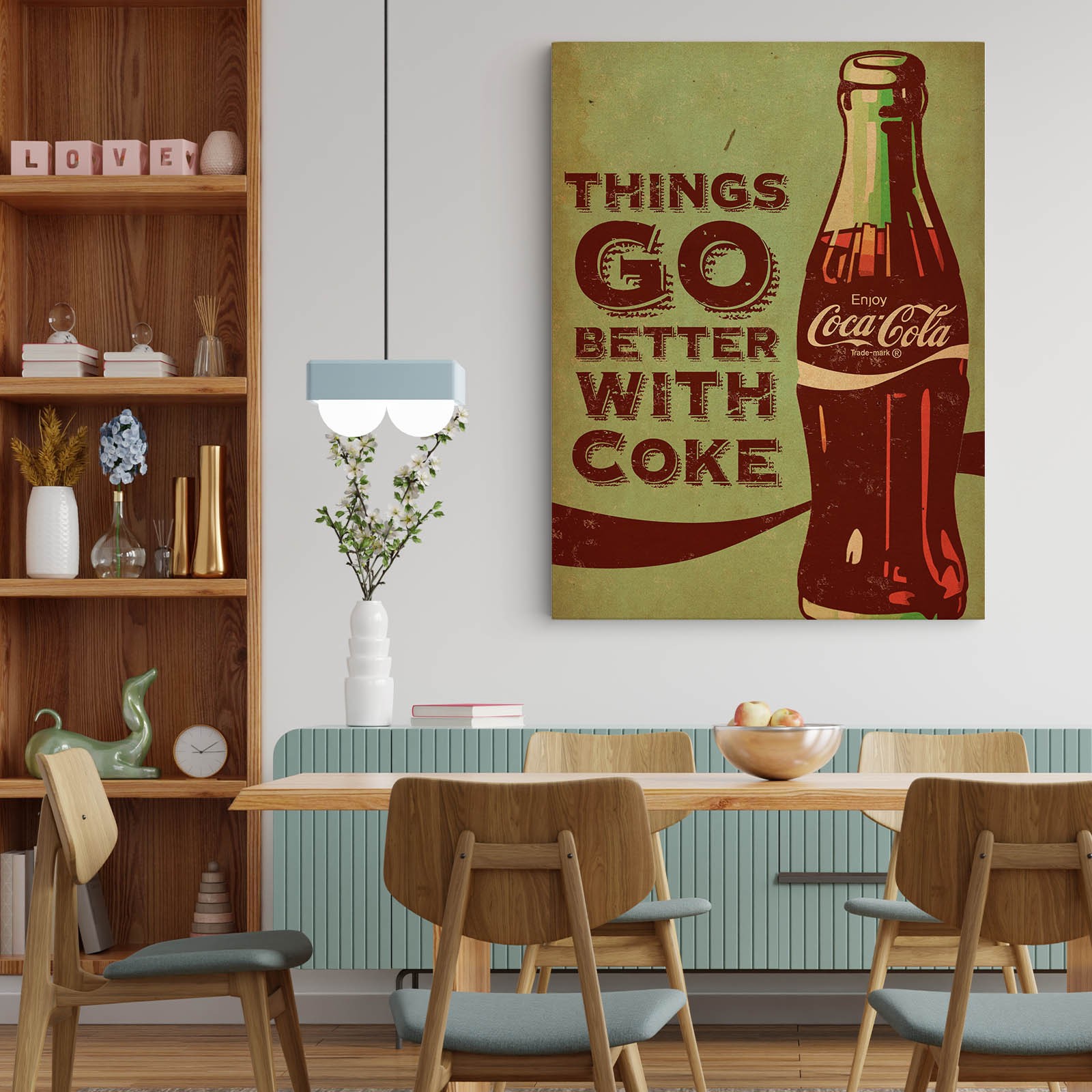 Retro Coca Cola Kanvas Tablo