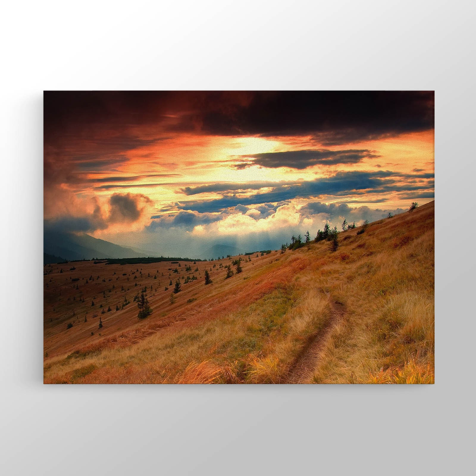 Sunset Hill Kanvas Tablo
