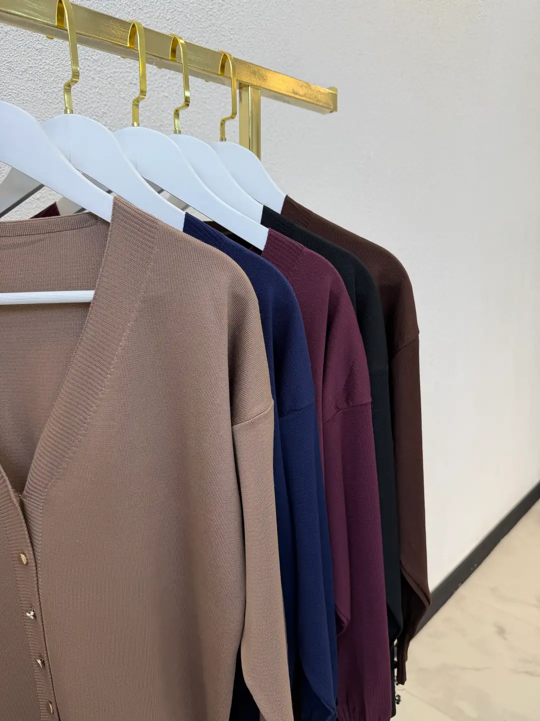 BLOOM MERSERİZE HIRKA BORDO