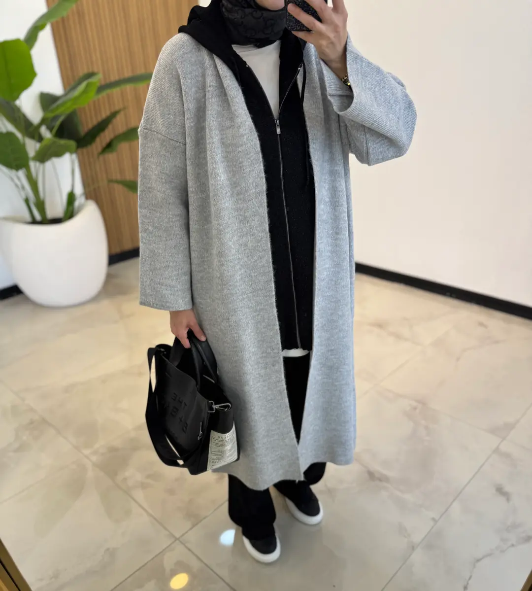 ROYAL PREMIUM YÜN HIRKA GRİ