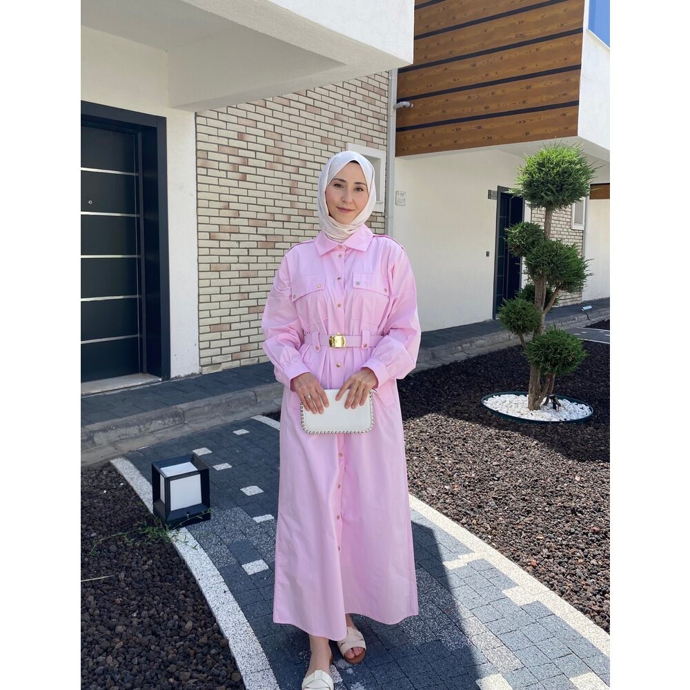 CHLOE ELBİSE PEMBE