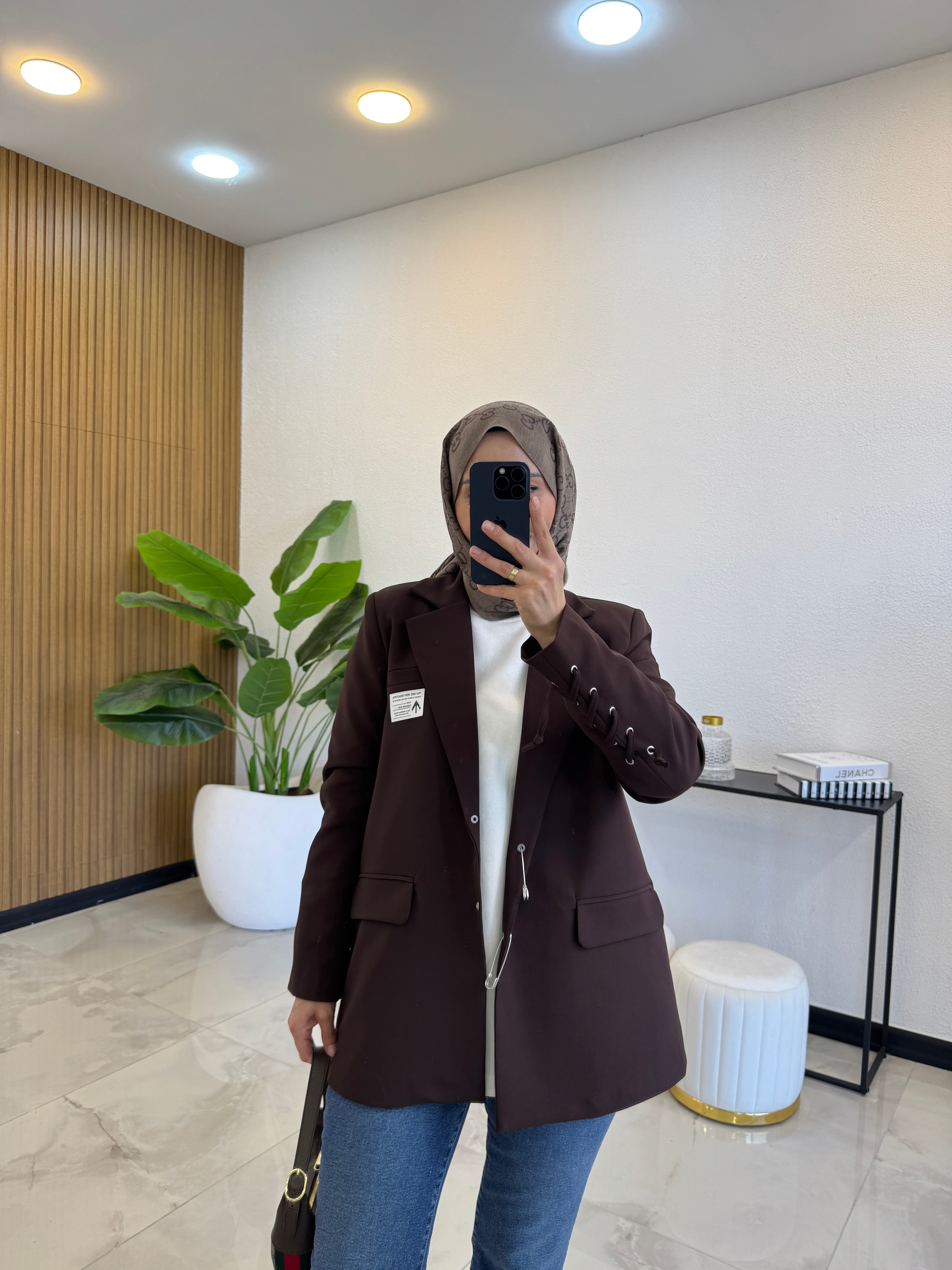 KANCALI BLAZER KAHVE
