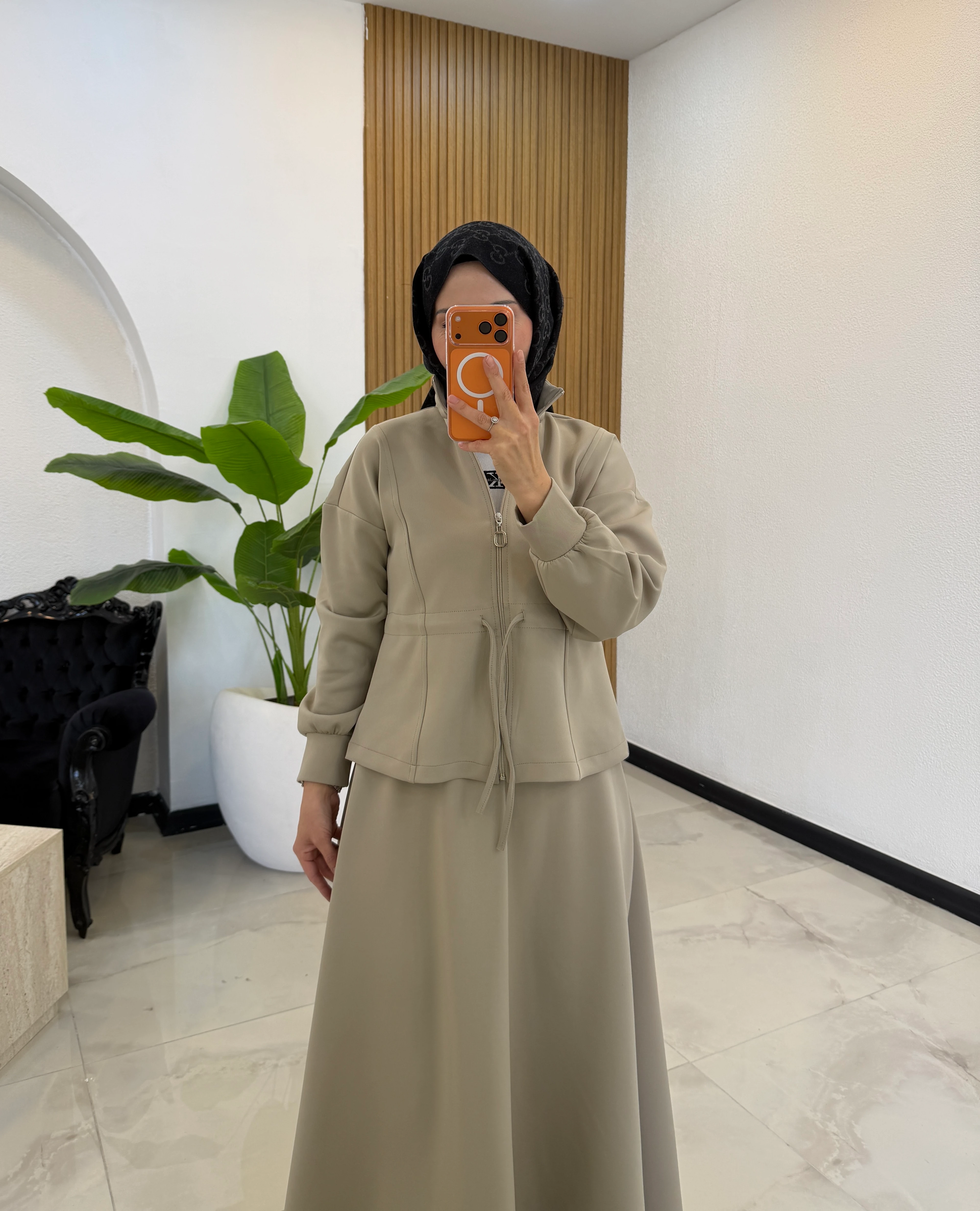 LOLİTA SCUBA TAKIM BEJ