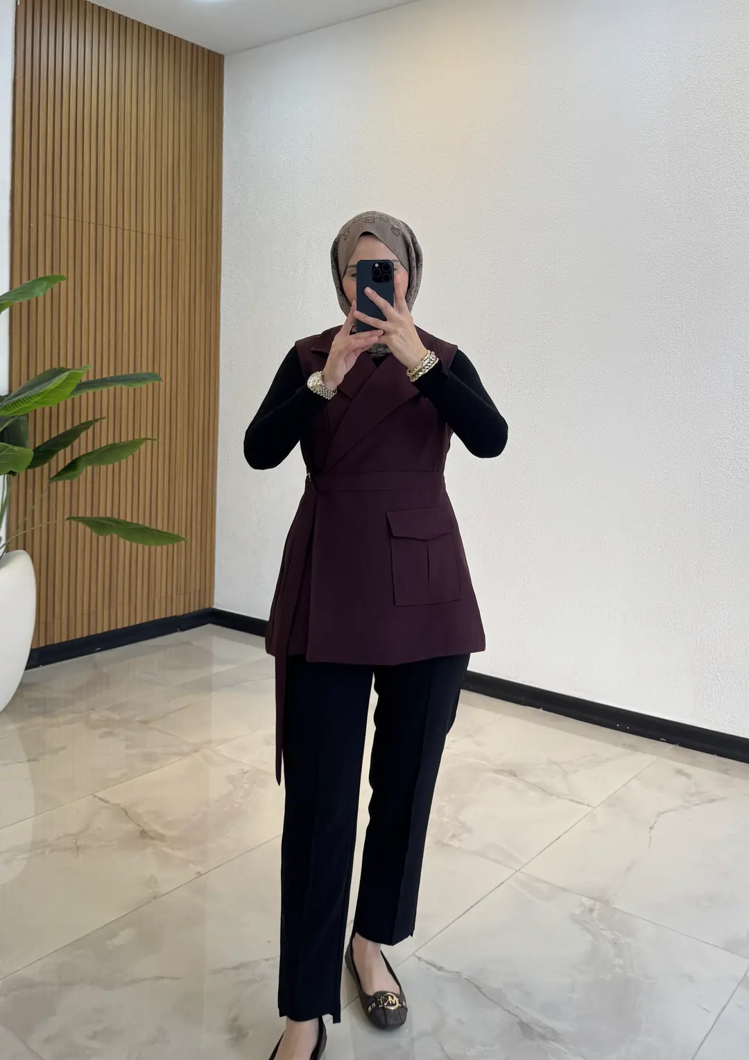 LİNDA PREMİUM YELEK BORDO