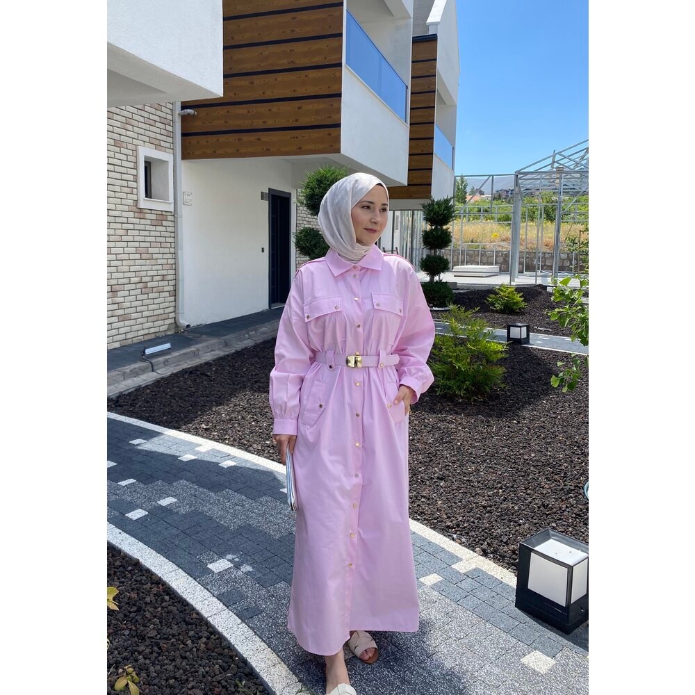 CHLOE ELBİSE PEMBE