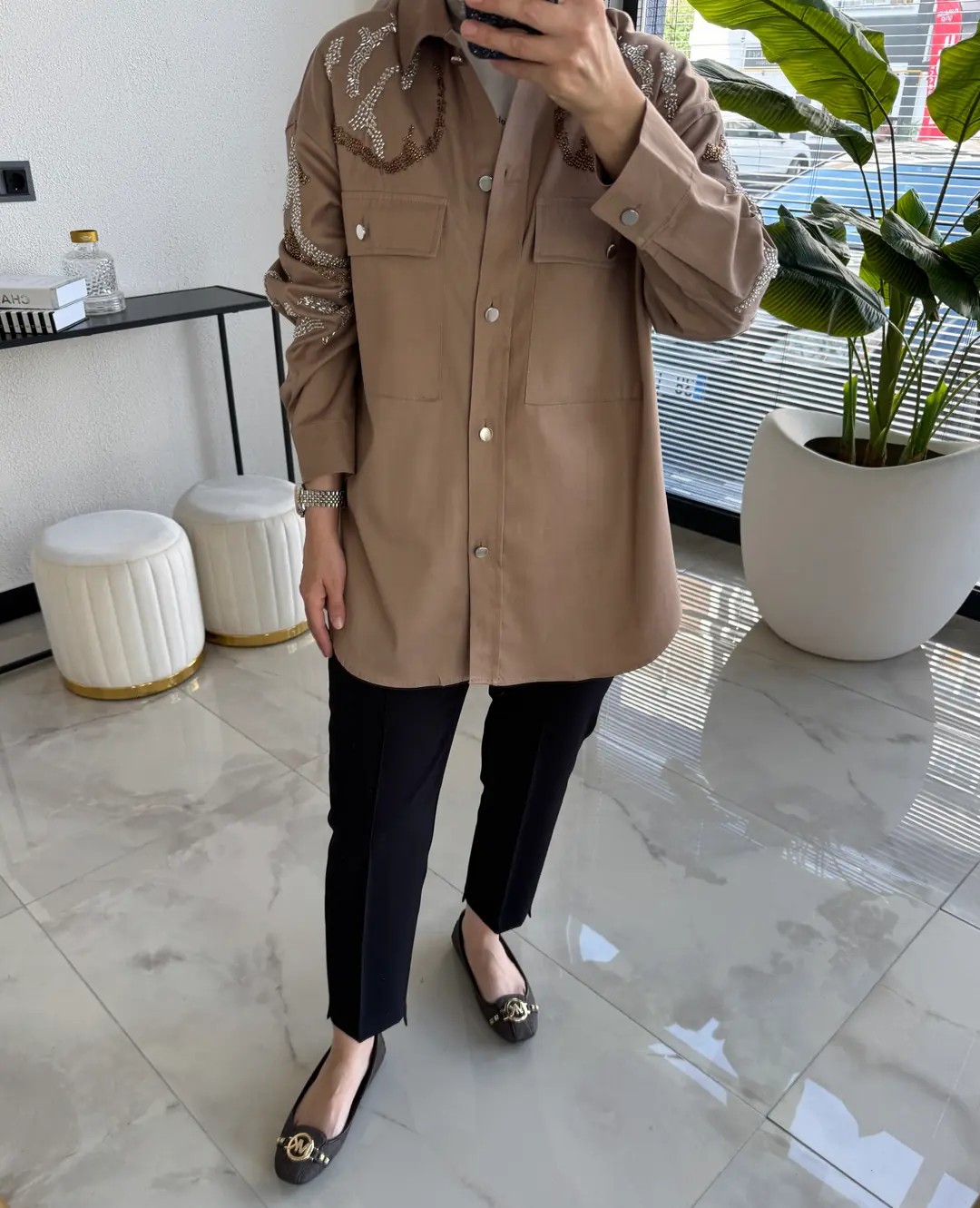 VALERİA TASARIM CEKET CAMEL
