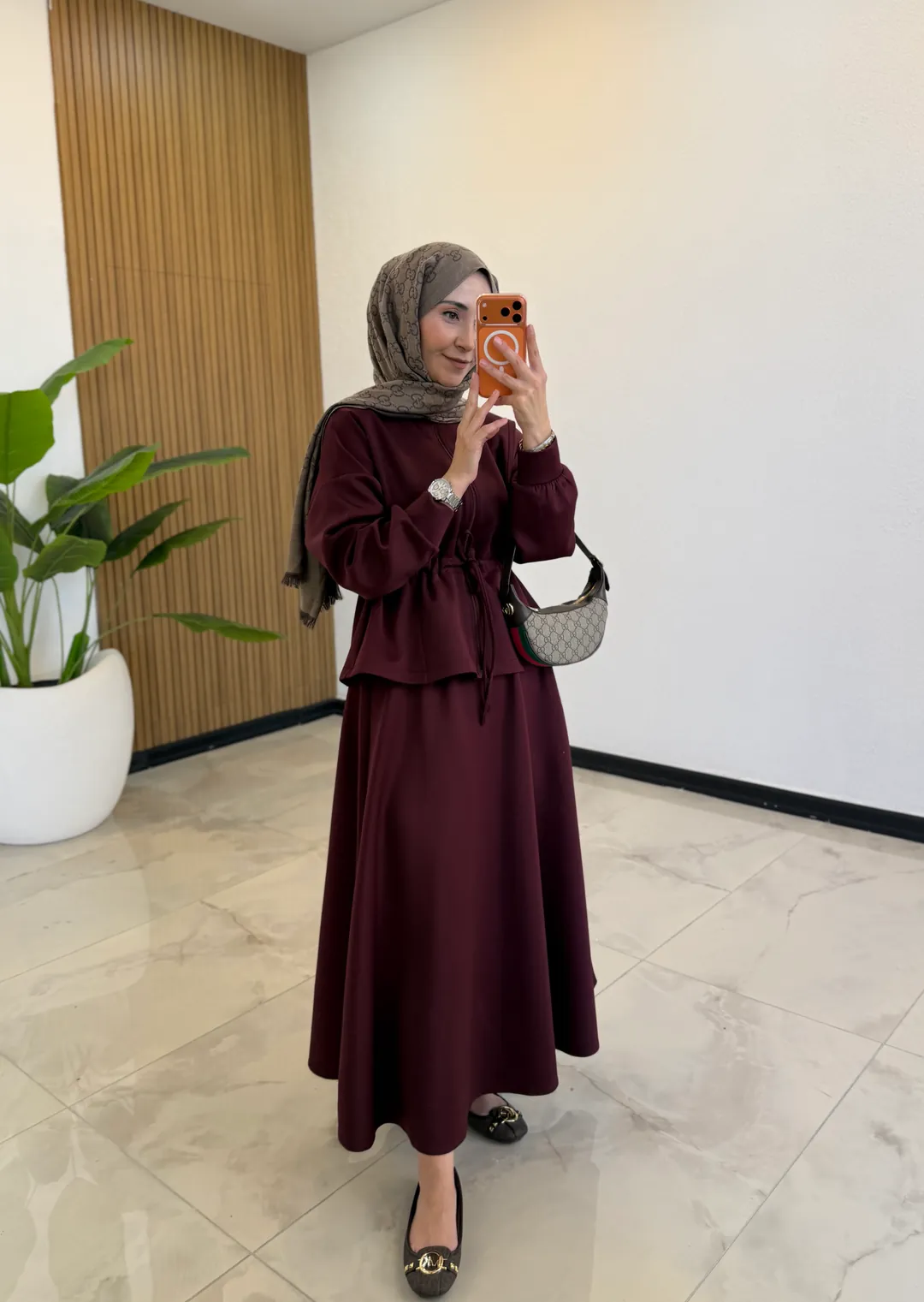 LOLİTA SCUBA TAKIM BORDO