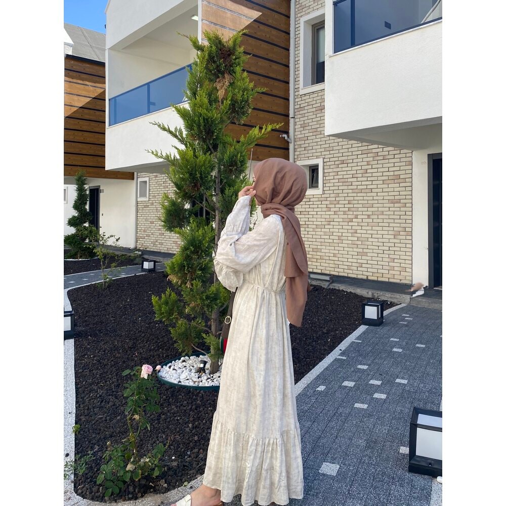 LİNE DRESS KAHVE