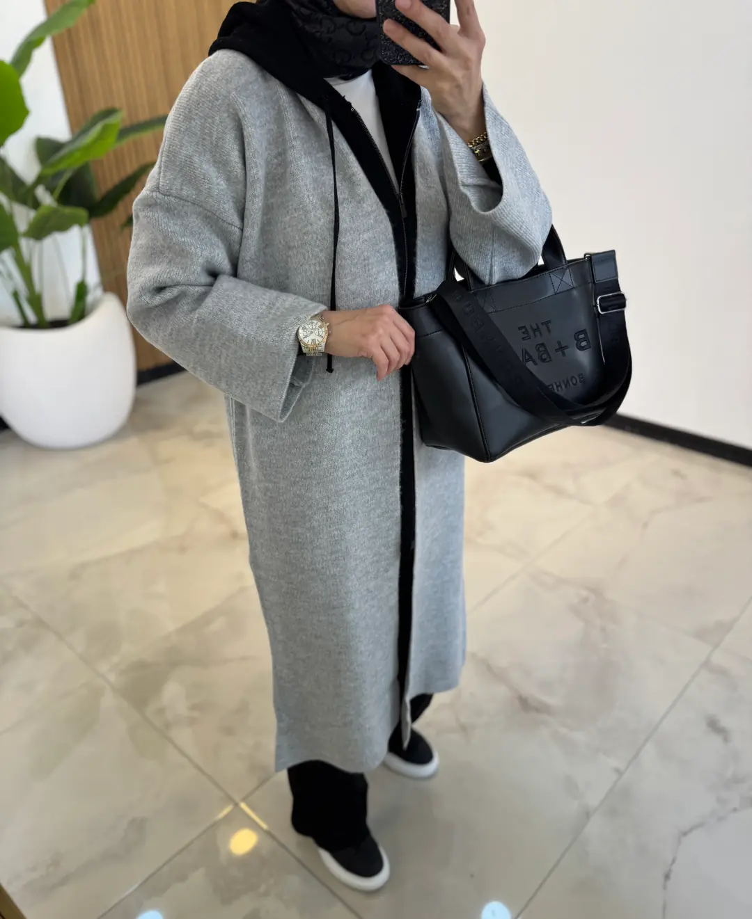 ROYAL PREMIUM YÜN HIRKA GRİ
