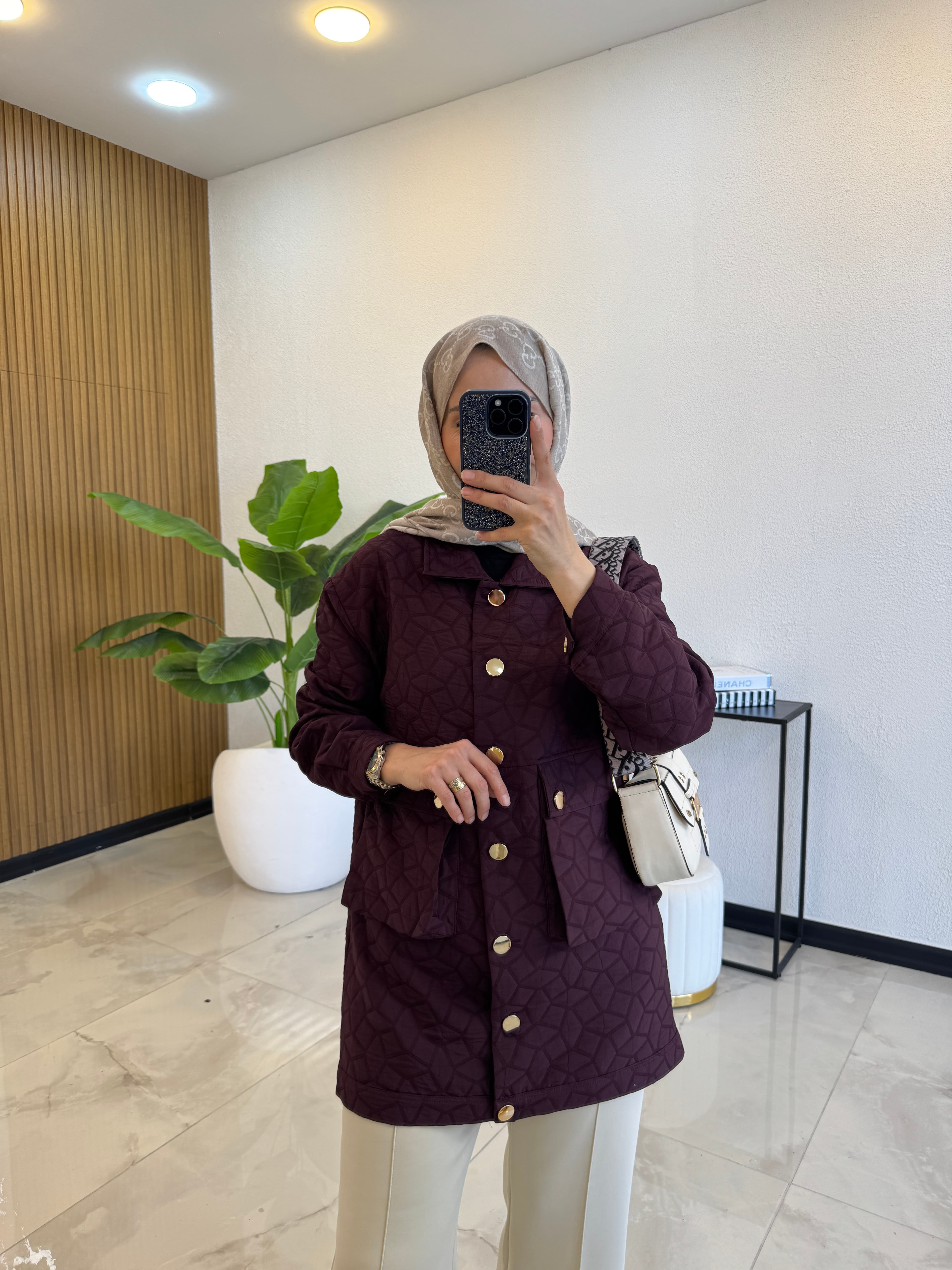 JOLİE KAPİTONE CEKET BORDO