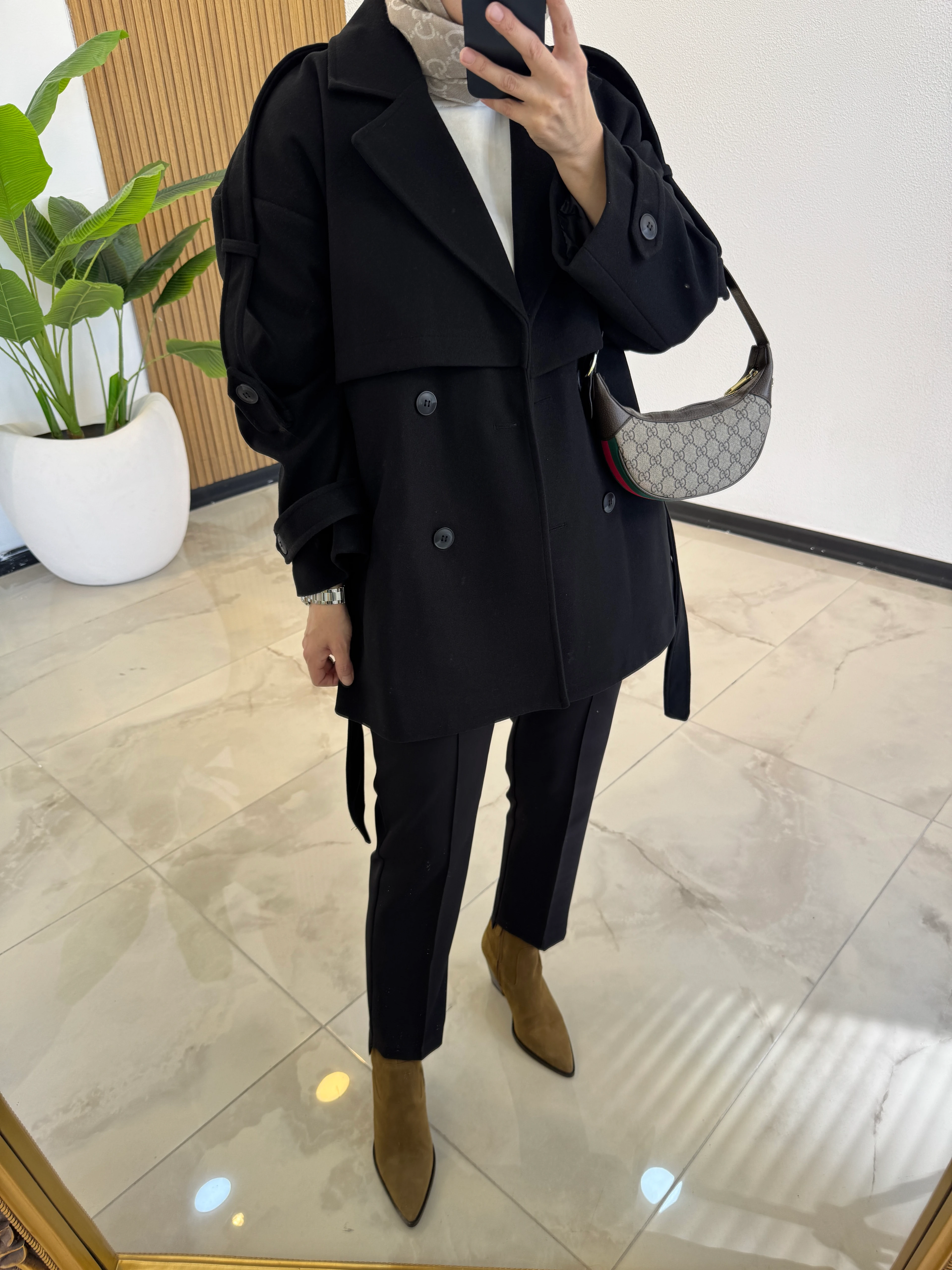 PREMİUM KAŞE KABAN SİYAH