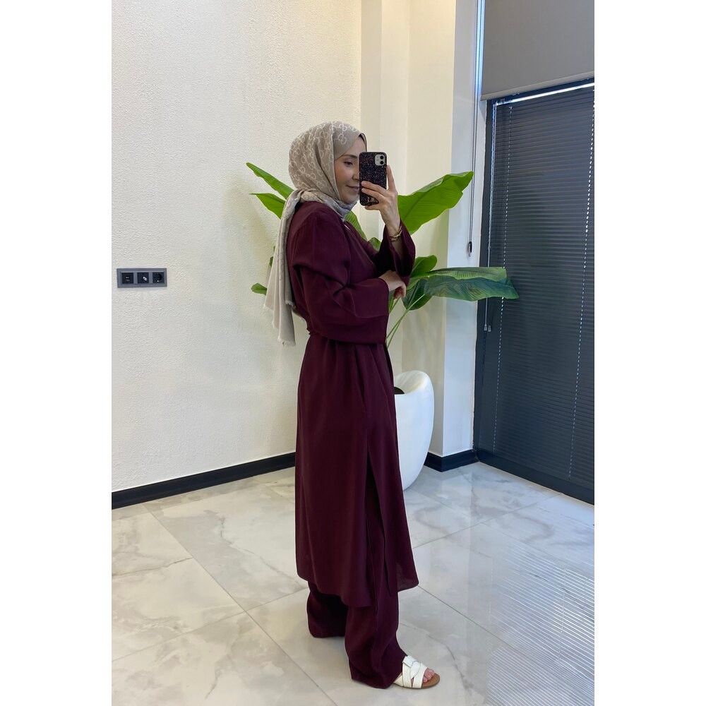İKİLİ ABAYA TAKIM MÜRDÜM