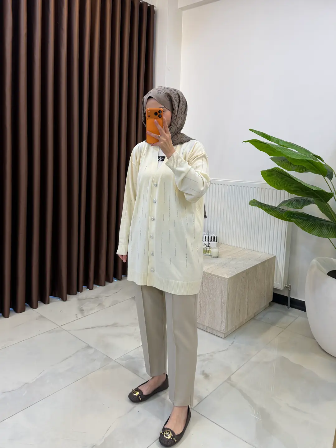 MEYRA TAŞLI HIRKA EKRU