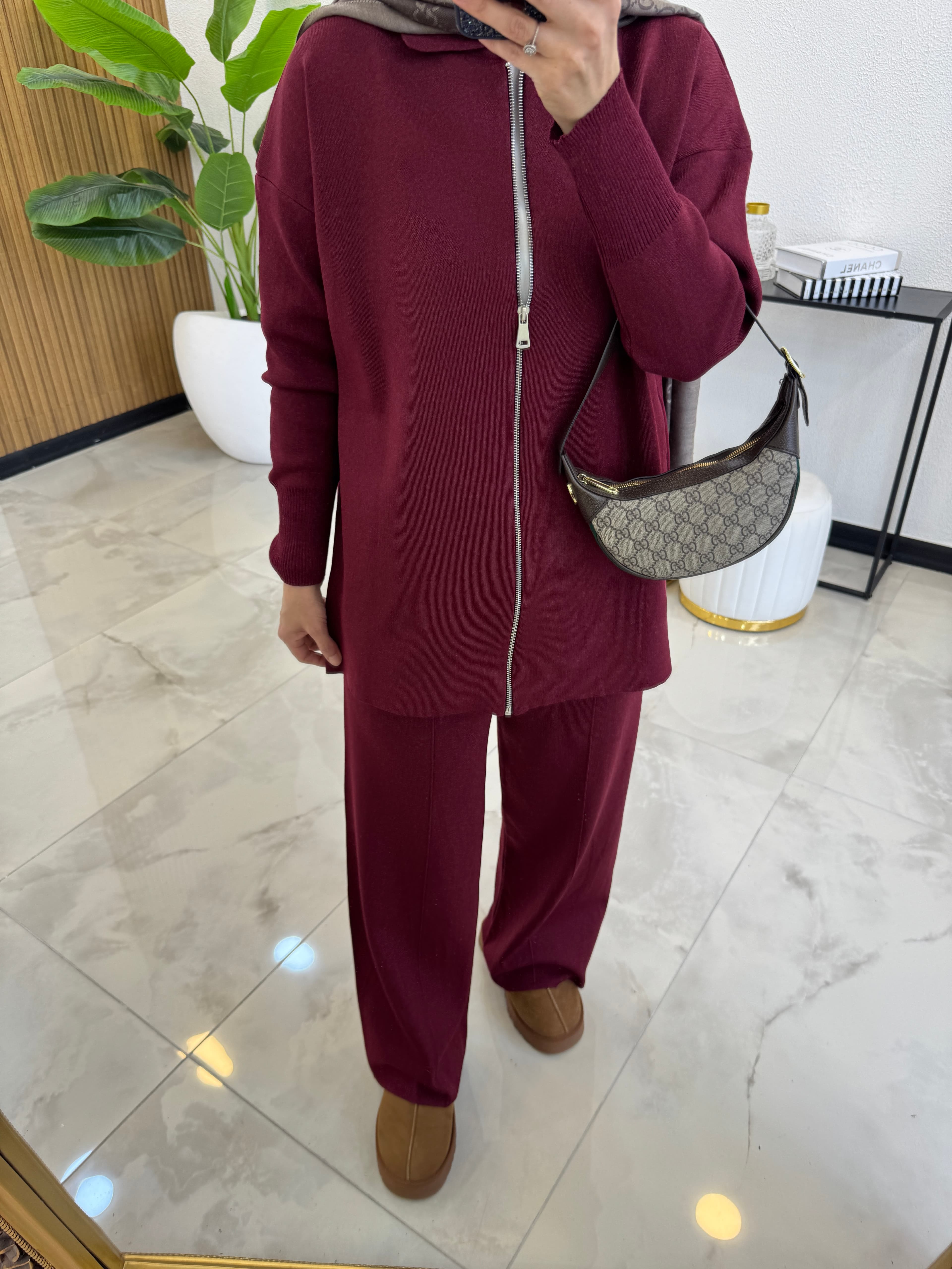DAISY PREMIUM TRİKO TAKIM BORDO