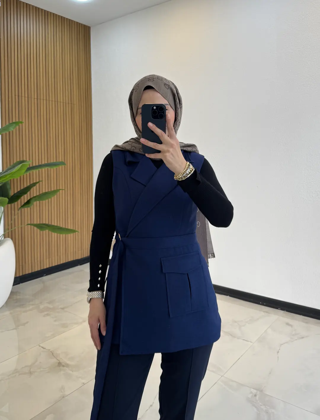 LİNDA PREMİUM YELEK LACİVERT