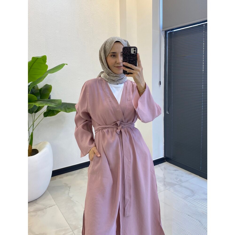 İKİLİ ABAYA TAKIM PUDRA