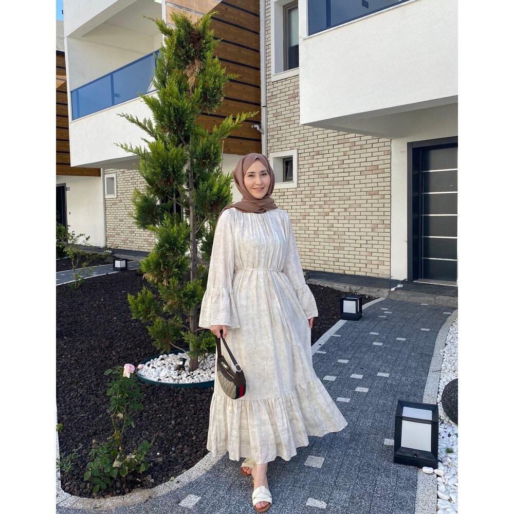 LİNE DRESS KAHVE