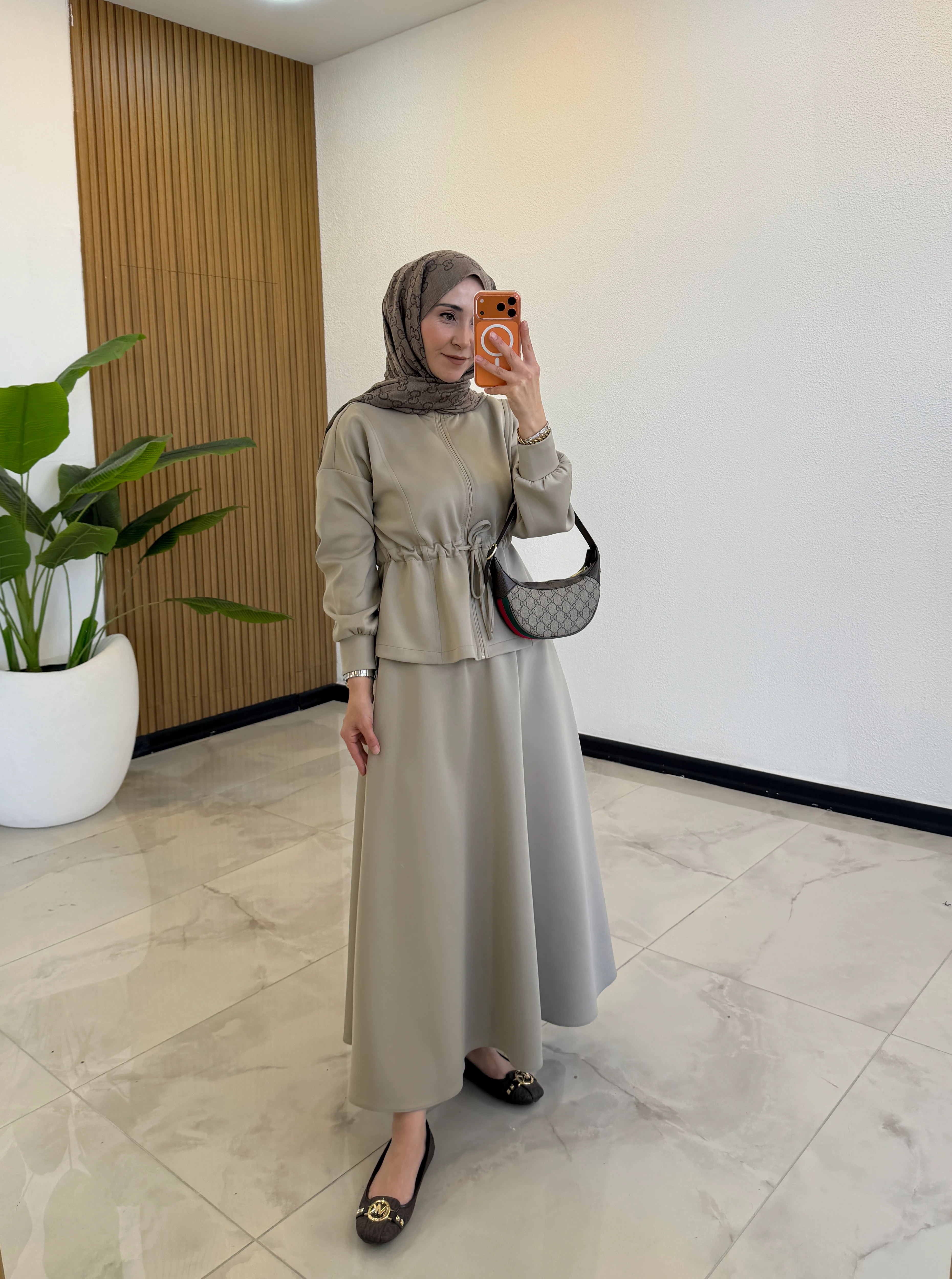 LOLİTA SCUBA TAKIM BEJ