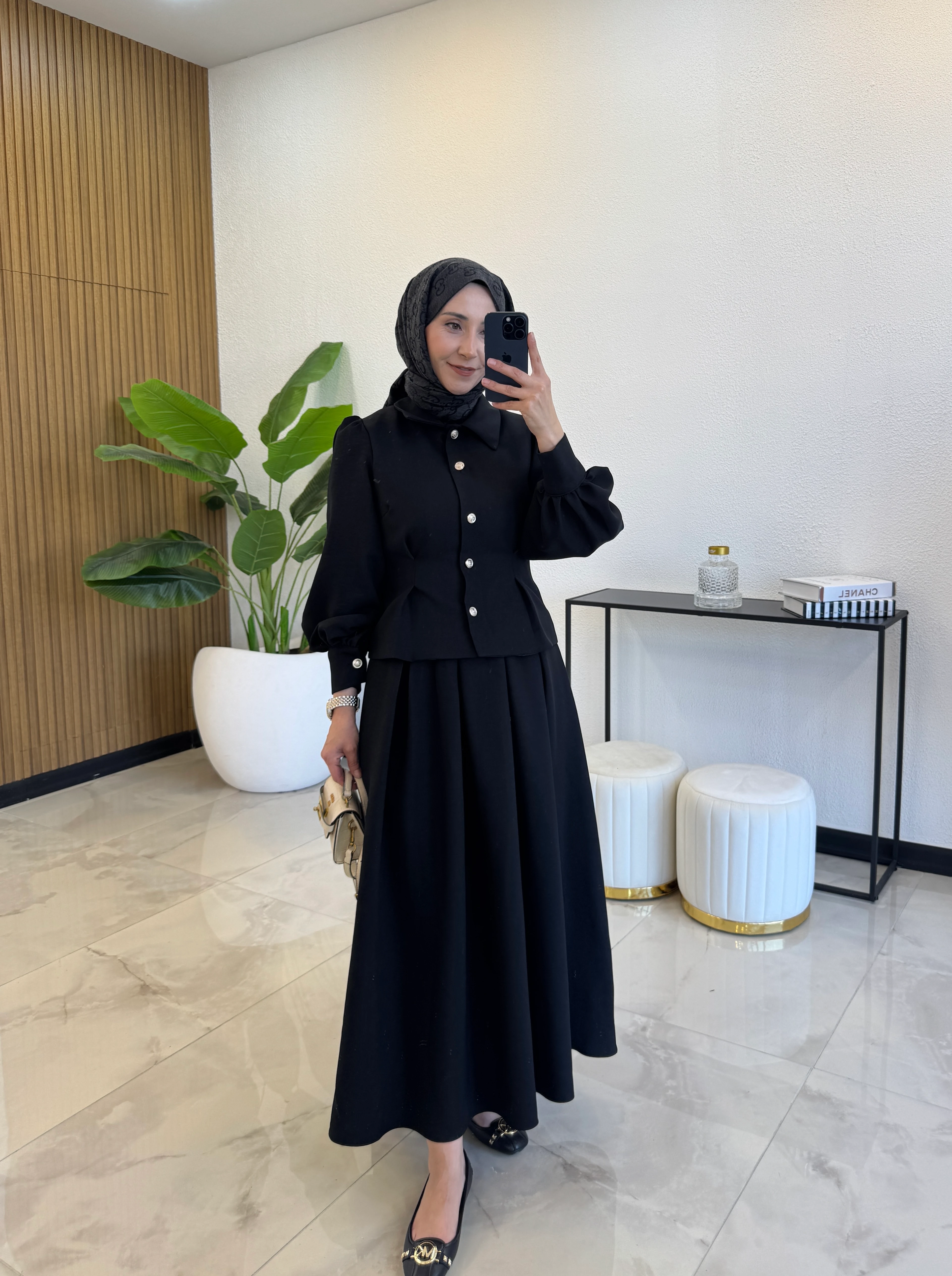 MONİCA TAKIM SİYAH