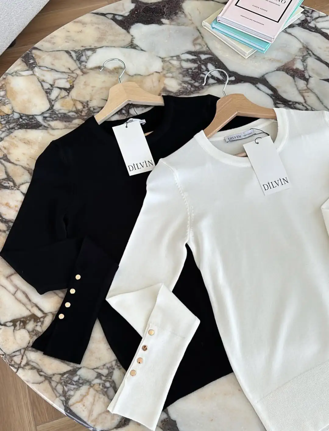 KOL DROPLU TRİKO EKRU