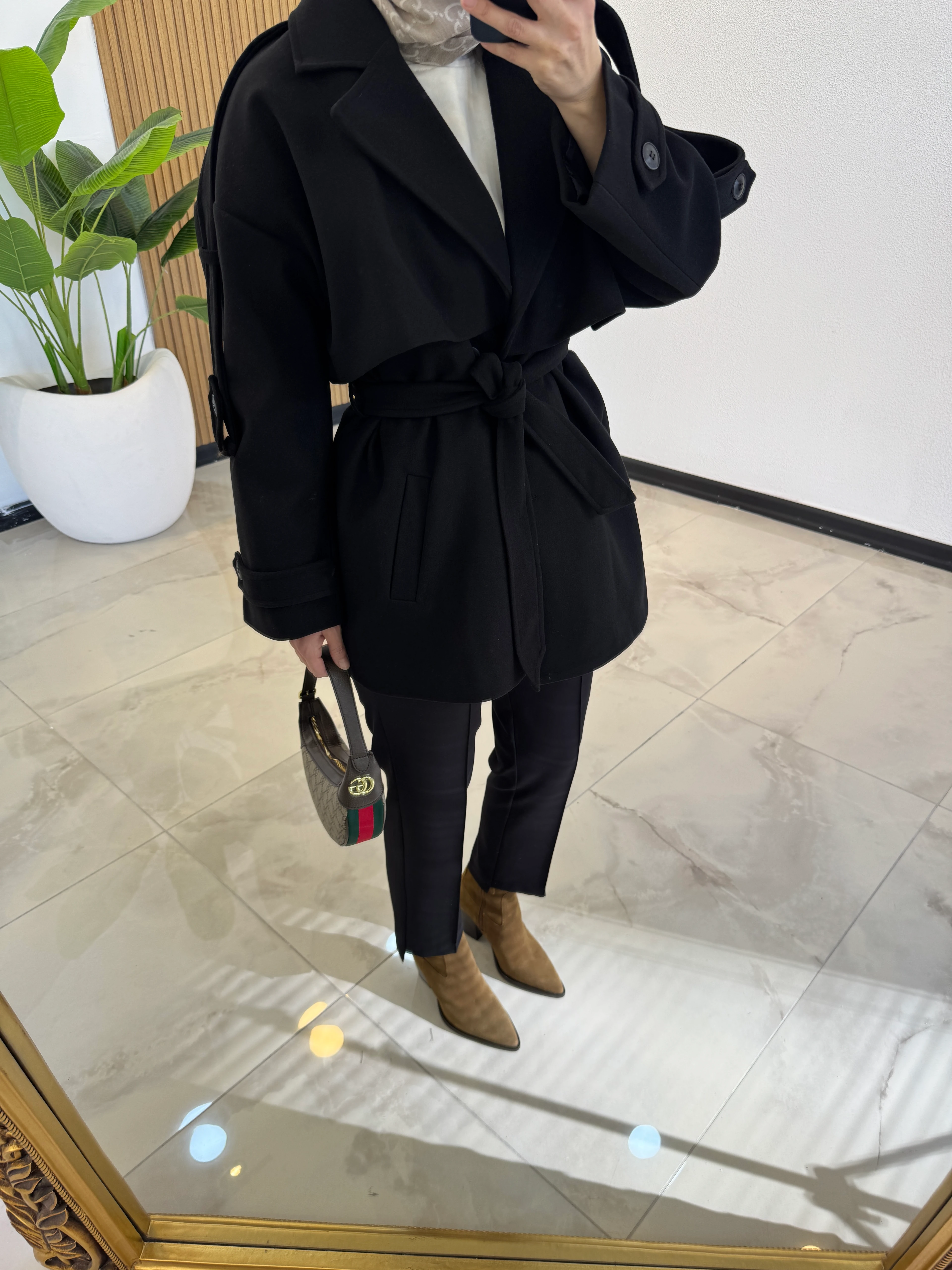 PREMİUM KAŞE KABAN SİYAH