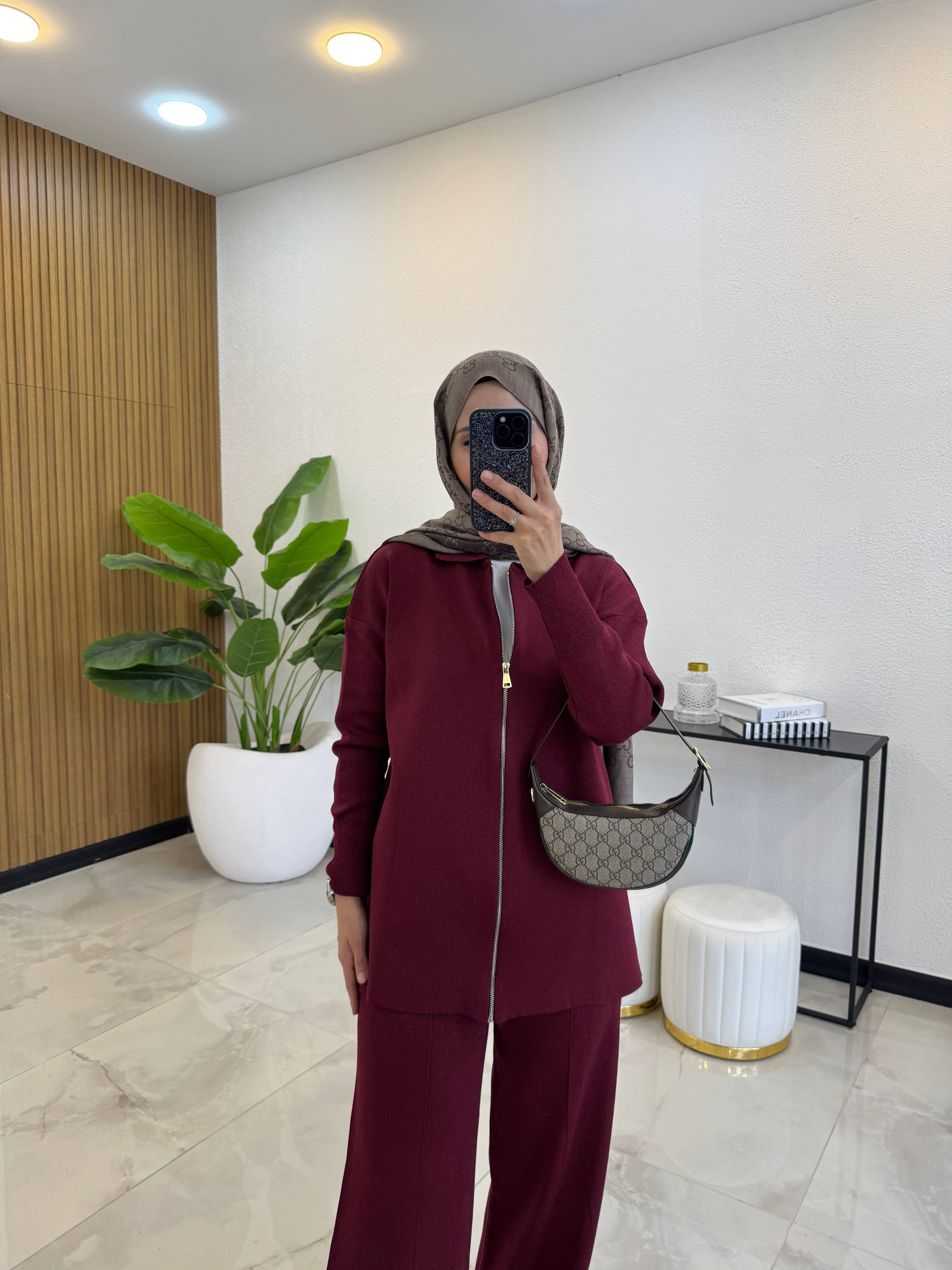 DAISY PREMIUM TRİKO TAKIM BORDO