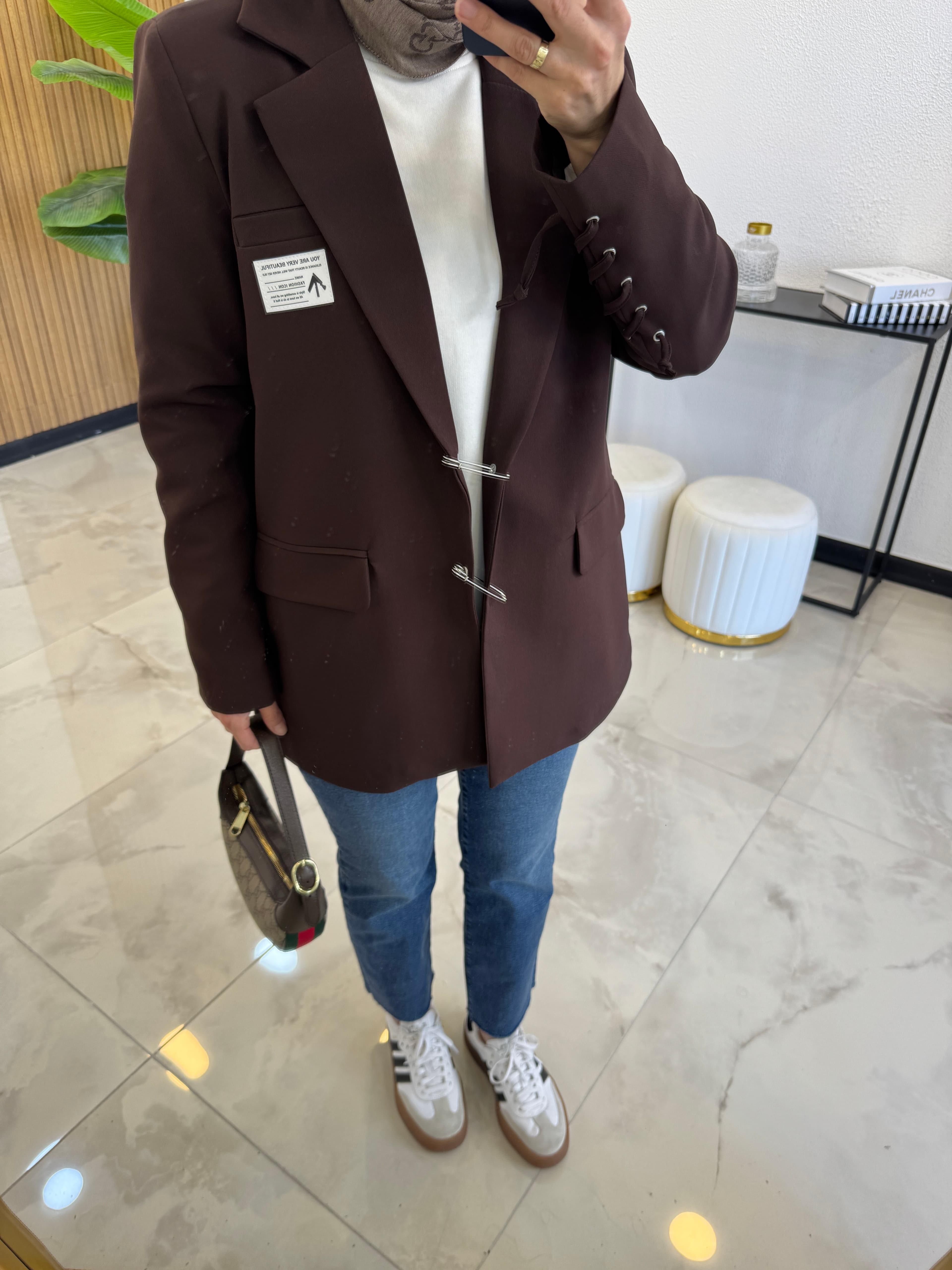 KANCALI BLAZER KAHVE