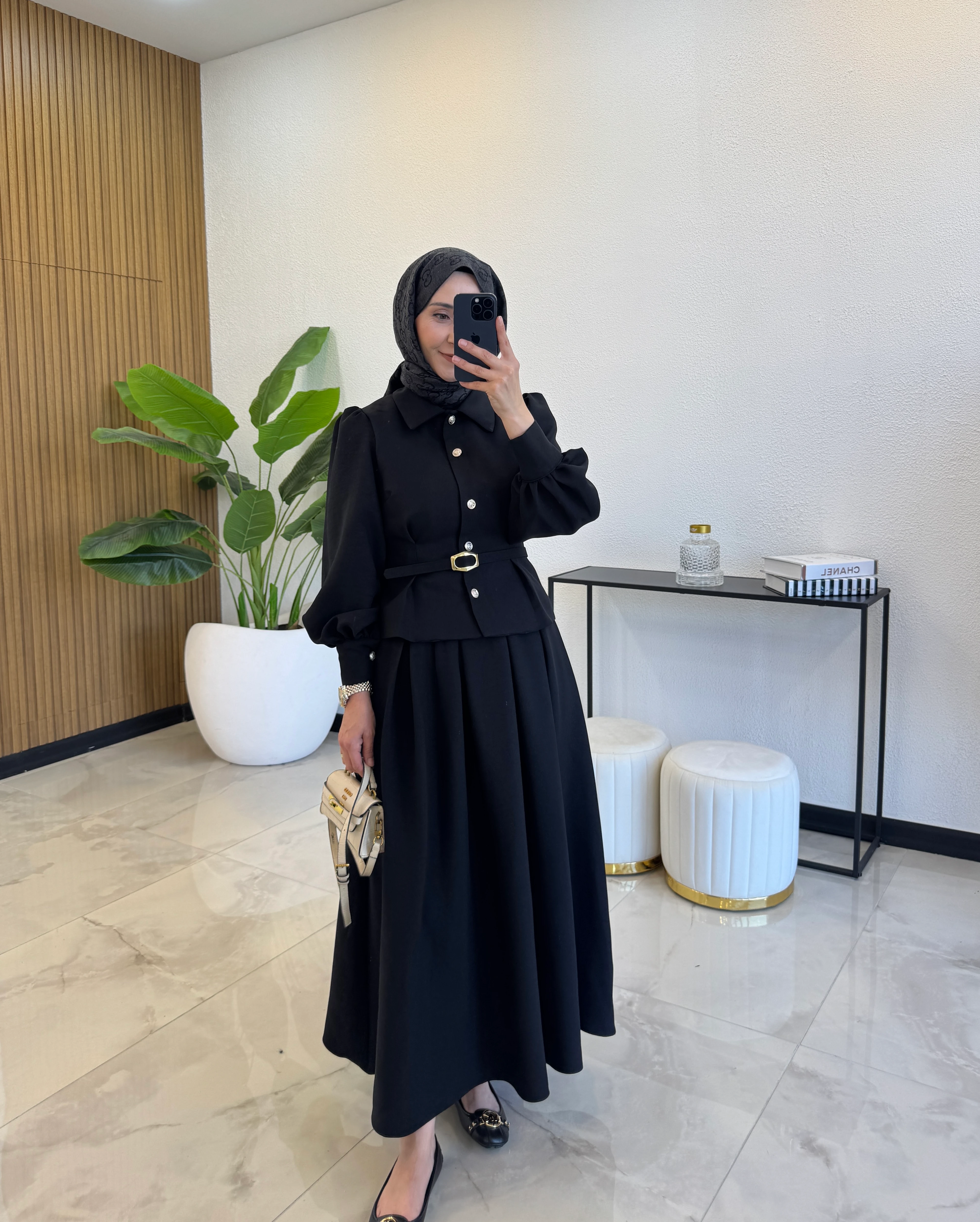 MONİCA TAKIM SİYAH