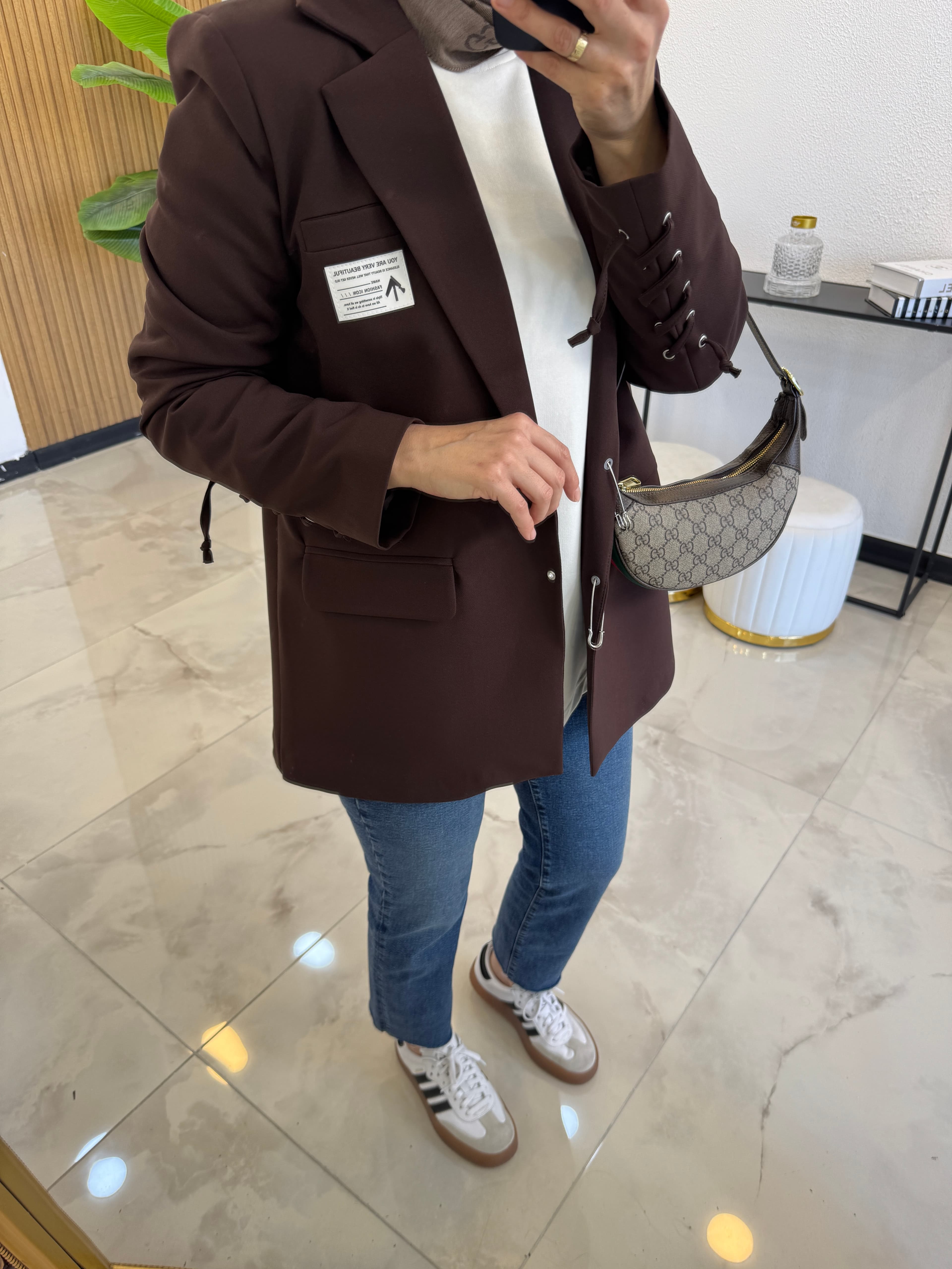 KANCALI BLAZER KAHVE