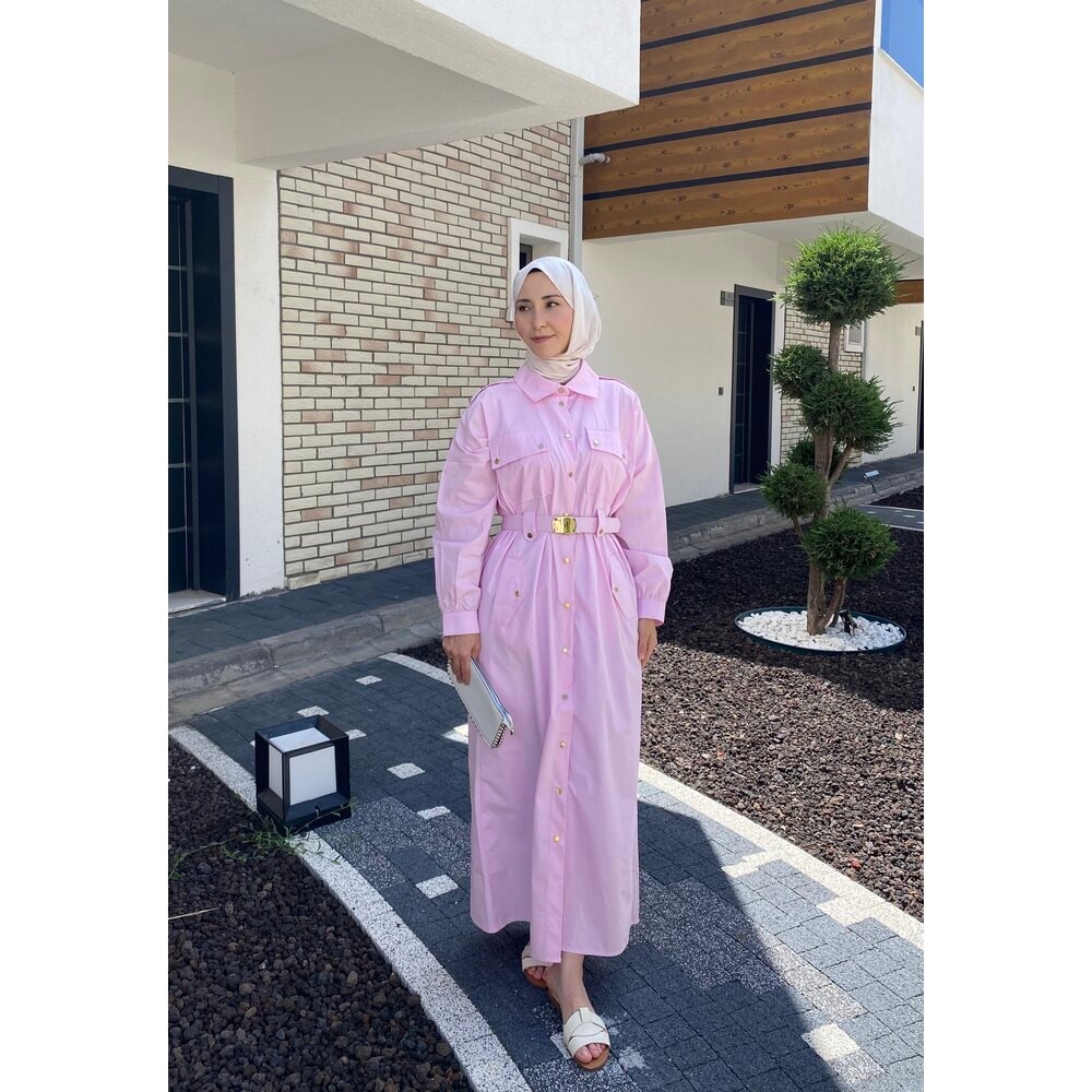 CHLOE ELBİSE PEMBE